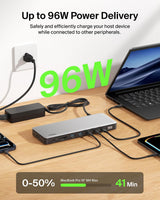 Station d'accueil Belkin Thunderbolt 4 triple écran 96W 14 en 1 USB-C