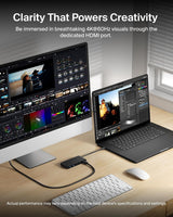 Belkin Concentrateur USB-C, Hub 7 Ports HDMI 4K @ 60Hz, SD et MicroSD