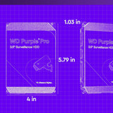 Western Digital 12TB WD Purple Pro Surveillance Internal Hard Drive HD