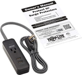 Tripp Lite Surge Protector Power Strip 1-Outlet w 2 USB Ports 2.1A 4ft