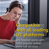 Jabra Evolve 65 UC Casque sans fil, stéréo – Inclut l'adaptateur USB Link 370