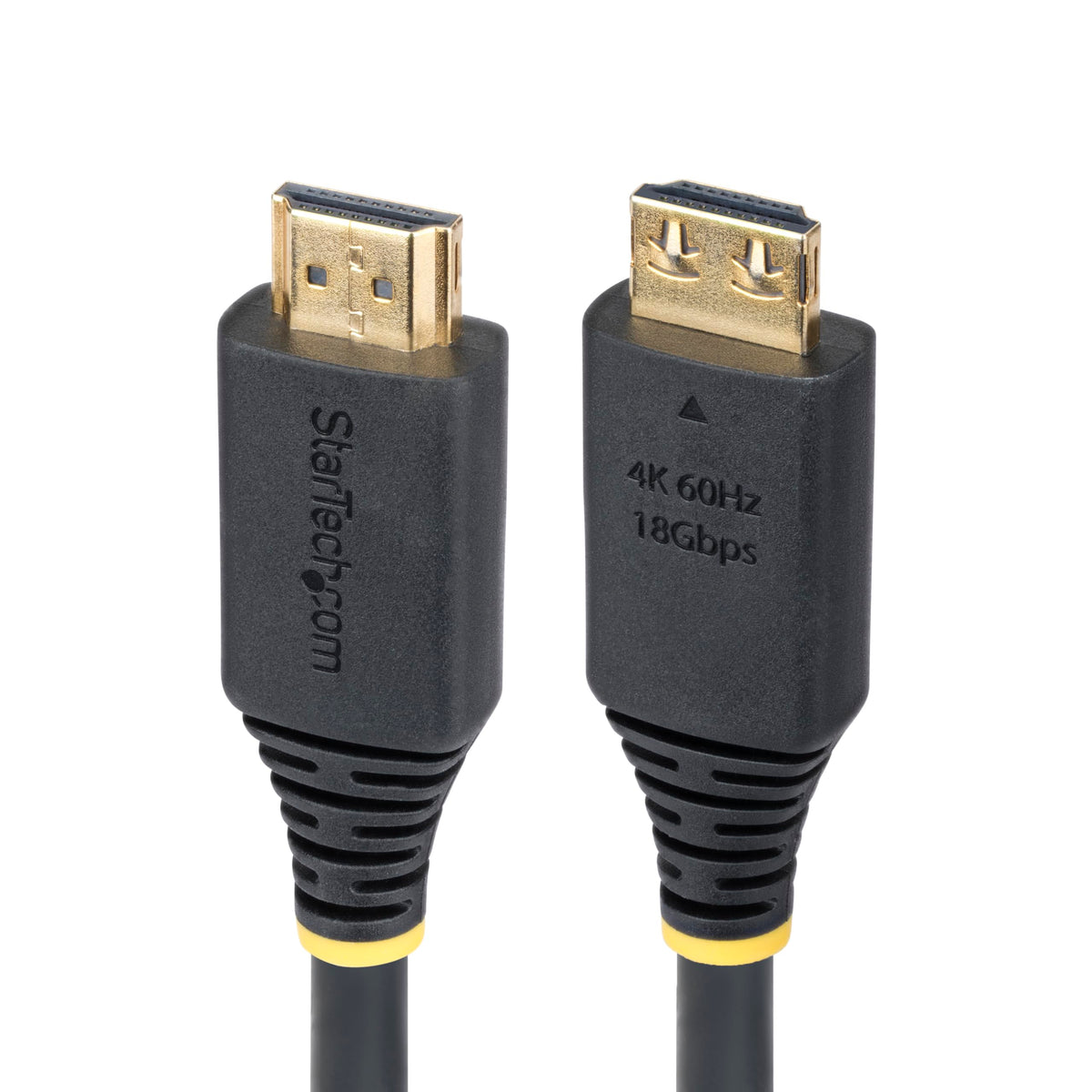 StarTech.com 10ft (3m) High Speed HDMI Cable with Gripping Connectors,