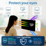 VINTEZ 22 Inch 16:9 Privacy Screen for Computer Monitor and Laptop - A
