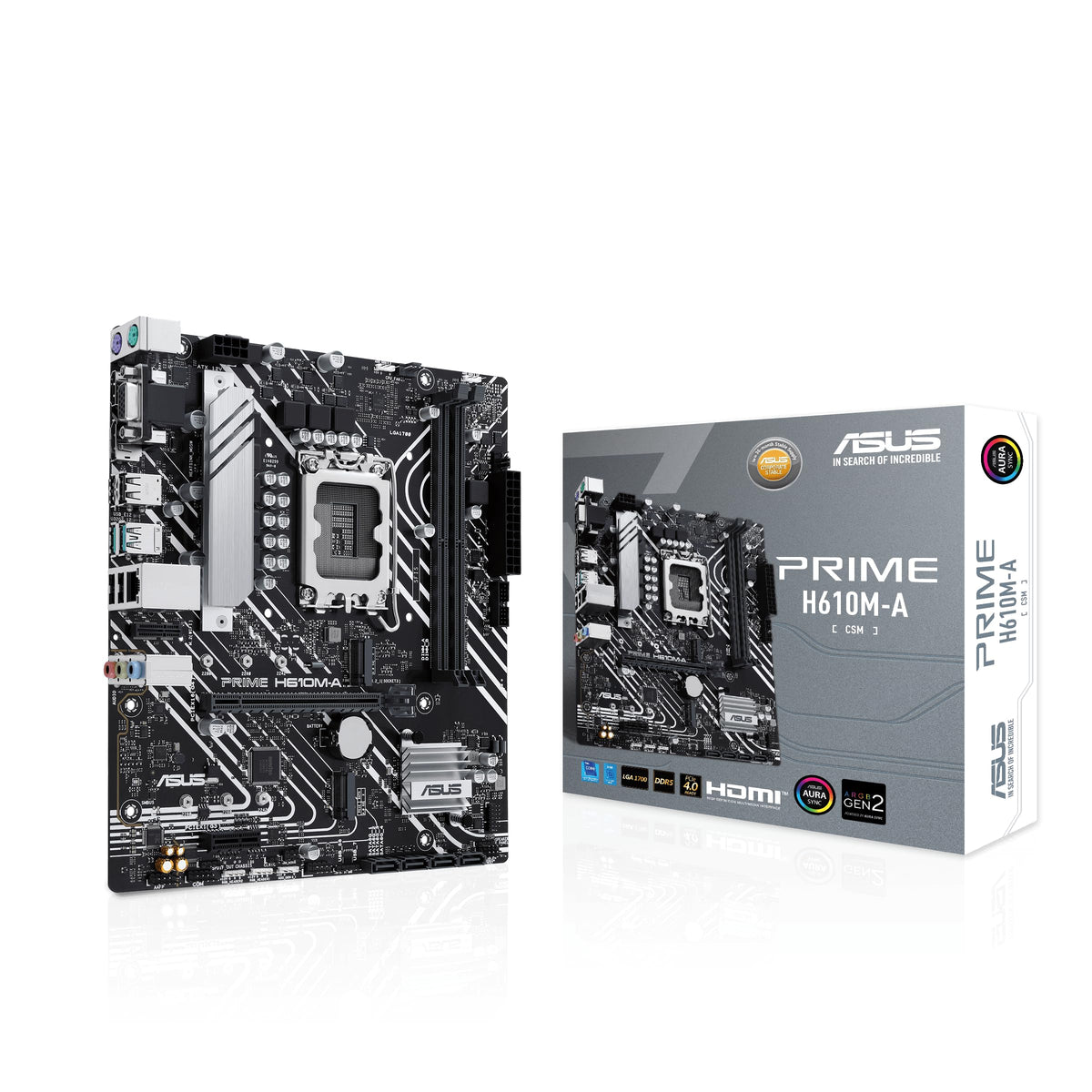 ASUS Prime H610M-A-CSM Intel® H610 (LGA 1700) CSM Business mATX Mother