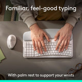 Logitech Wave Keys & Lift Vertical Mouse - Ergonomic Wireless Keyboard
