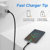 5Pack 6ft USB C Cable, Extra Long USB A to USB-C 6 Foot Type C Fast Ch