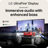 LG Ultrafine 32UP83AK-W 32” 4K UHD Monitor, VESA DisplayHDR 400, IPS P
