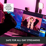 Logitech for Creators Litra Glow Premium LED Streaming Light with True