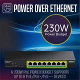 TRENDnet 8-Port 2.5G PoE++ Switch, TPE-BG380, 8 x 2.5GB PoE++ Ports, 2