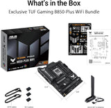 ASUS TUF Gaming B850-PLUS WiFi AMD AM5 B850 ATX Motherboard, 14+2+1 80