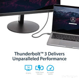 StarTech.com TBLT34MM50CM Câble Thunderbolt 3 – 40 Gb/s – Chaînage en série