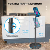 AboveTEK Anti-Theft Tablet Kiosk Stand, Tablet Floor Stand with Lock f