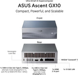 ASUS Ascent GX10 AI Supercomputer, DGX Spark, NVIDIA GB10 Superchip, 1