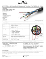 35FT CAT6 Ethernet Cable Blue CAT 6 POE