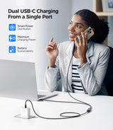 Cable Matters Braided USB C Multi Charging Cable - 6ft, Supports [140W