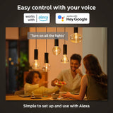 Philips Hue Lightguide Ellipse Smart LED Bulb – Handblown Glass - Colo