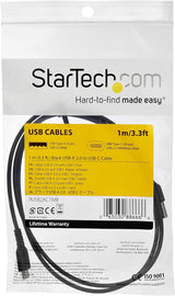 Câble de recharge USB C StarTech.com de 1 m – Recharge et synchronisation USB rapides et durables