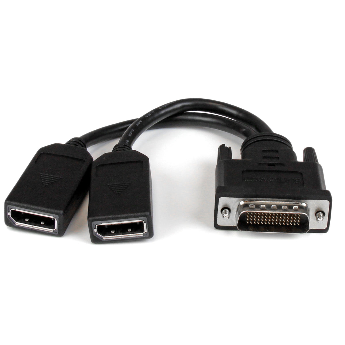 StarTech.com DMS-59 to DisplayPort - 8in - DMS 59 to 2X DP - Y Cable -