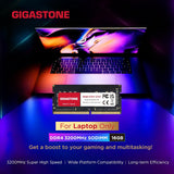 【DDR4 RAM Laptop Only】 GIGASTONE 32GB Kit (2x16GB) DDR4 3200MHz (2933M