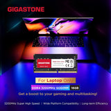 【DDR4 RAM Laptop Only】 GIGASTONE 32GB Kit (2x16GB) DDR4 3200MHz (2933M