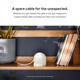 Google Nest Cam Charge Cable - Replacement Cable for Nest Cam (Battery