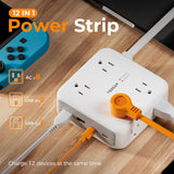 12 Outlet 15A RM Surge Strip