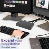 Station d'accueil vidéo double DisplayPort 4K USB-C Targus (DV4K) avec 65 W Po
