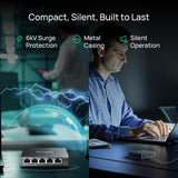 TP-Link Omada 5-Port Gigabit Easy Managed Switch with 4-Port PoE+(ES20