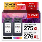 275 276XL Ink Cartridges Black/Color Replacement for Canon Pixma TS372