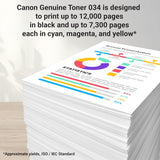 Canon Genuine Canon Toner Cartridge 034 Black