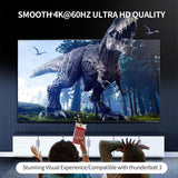 USB‑C to HDMI 2‑in‑1 Cable 6.6FT with 100W PD Fast Charging Port, 4K@6