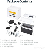 StarTech.com Conference Table Connectivity Pop up Box with AV and Data