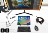 Kensington UH1400P Hub USB-C 8-en-1 avec recharge Pass-Through 85 W