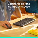 Logitech MK295 Mouse & Keyboard Combo with SilentTouch Technology, Ful