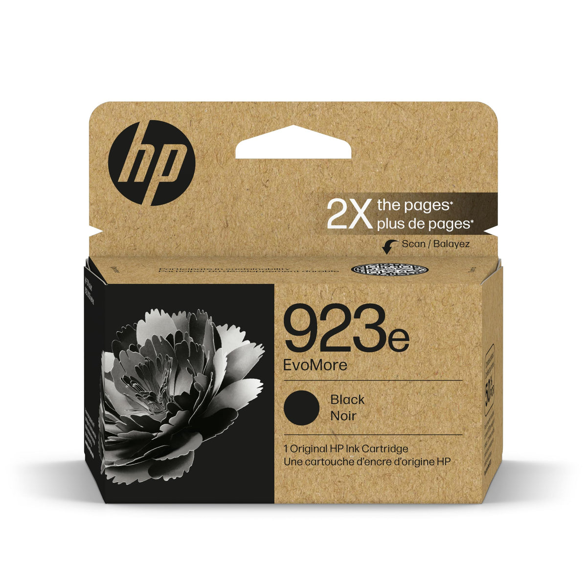 HP 923e EvoMore Black Original Ink Cartridge XL Black