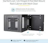 STARTECH RK1232WALHM 12U Wall-Mount Server Rack