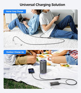 Cable Matters Braided USB C Multi Charging Cable - 6ft, Supports [140W