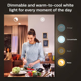 Philips Hue White and Colour Ambiance 9,5W Équivalent 60W A19 Culot E26