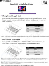 Timetec 32GB KIT(2x16GB) Compatible for Apple DDR4 2666MHz / 2667MHz f