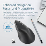 Souris rechargeable sans fil verticale Kensington Pro Fit Ergo MY630 EQ