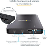 StarTech.com 4 Bay Thunderbolt 3 NVMe Enclosure, for M.2 NVMe SSD Driv