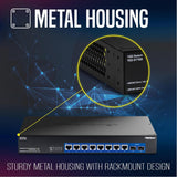TRENDnet 10-Port 10G Unmanaged Switch, TEG-S7102, 8 x 10G RJ-45 Ports