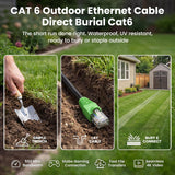Câble Ethernet CAT6A de 6,1 m - STP Gris