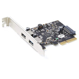 StarTech 4 Port Dual Bus PCIe SuperSpeed USB 3.0 Card Adapter