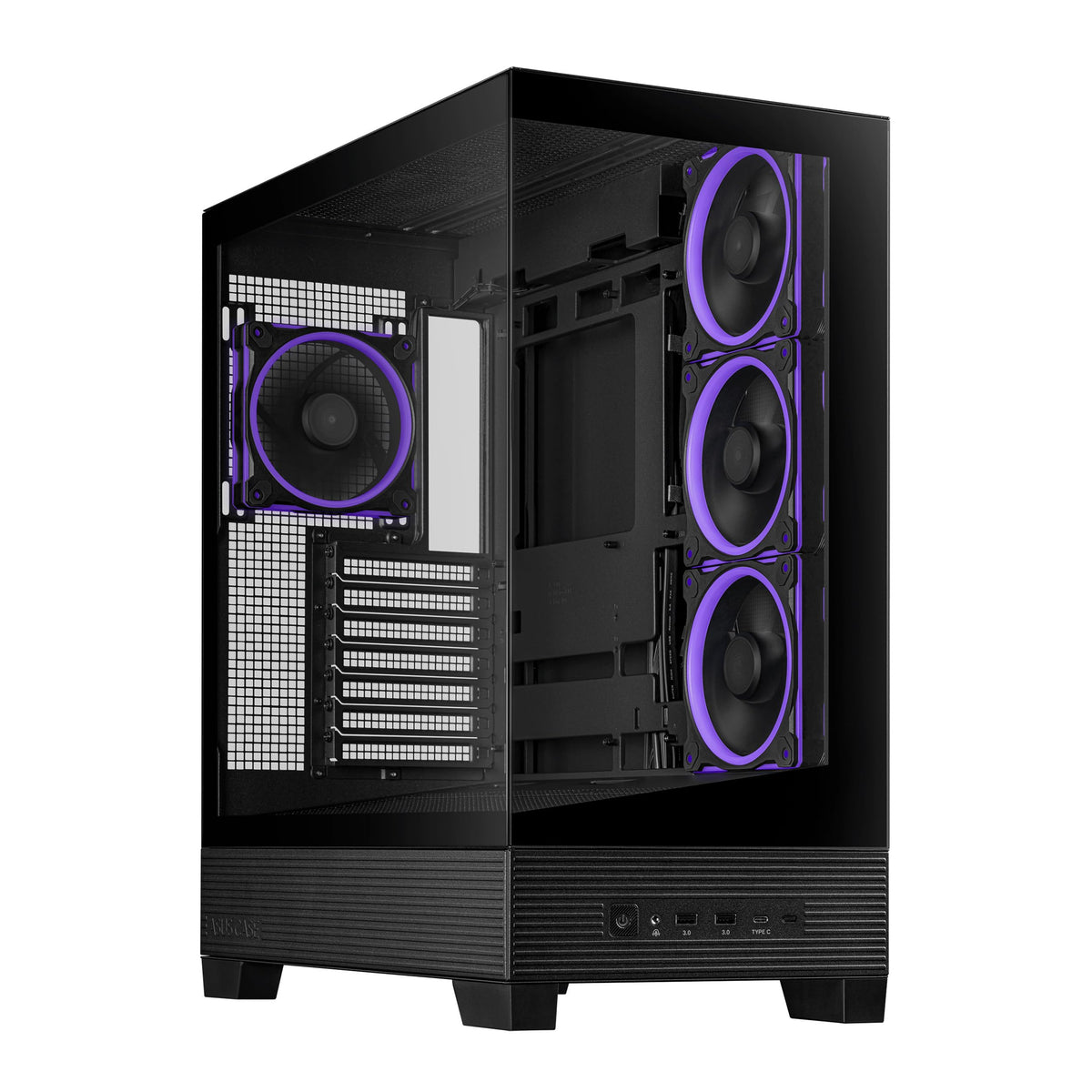 ASUS A31 Plus Black ATX case (Hidden-Connector motherboards, 360mm rad