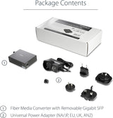 Startech ET91000LC2 1000 Mbps Gigabit RJ45 MM Fiber Media Converter