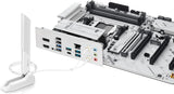 ASUS B650E MAX Gaming WiFi W – AMD B650 AM5 ATX Motherboard, White PCB