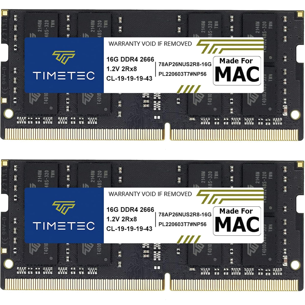 Timetec 32GB KIT(2x16GB) Compatible for Apple DDR4 2666MHz / 2667MHz f