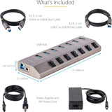 7-PORT USB HUB, 5GBPS, SELF POWERED