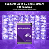 Western Digital 12TB WD Purple Pro Surveillance Internal Hard Drive HD